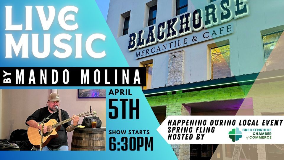 Mando Molina Live For Spring Fling, Blackhorse Mercantile & Cafe,  Breckenridge, 5 April 2024 | AllEvents.in