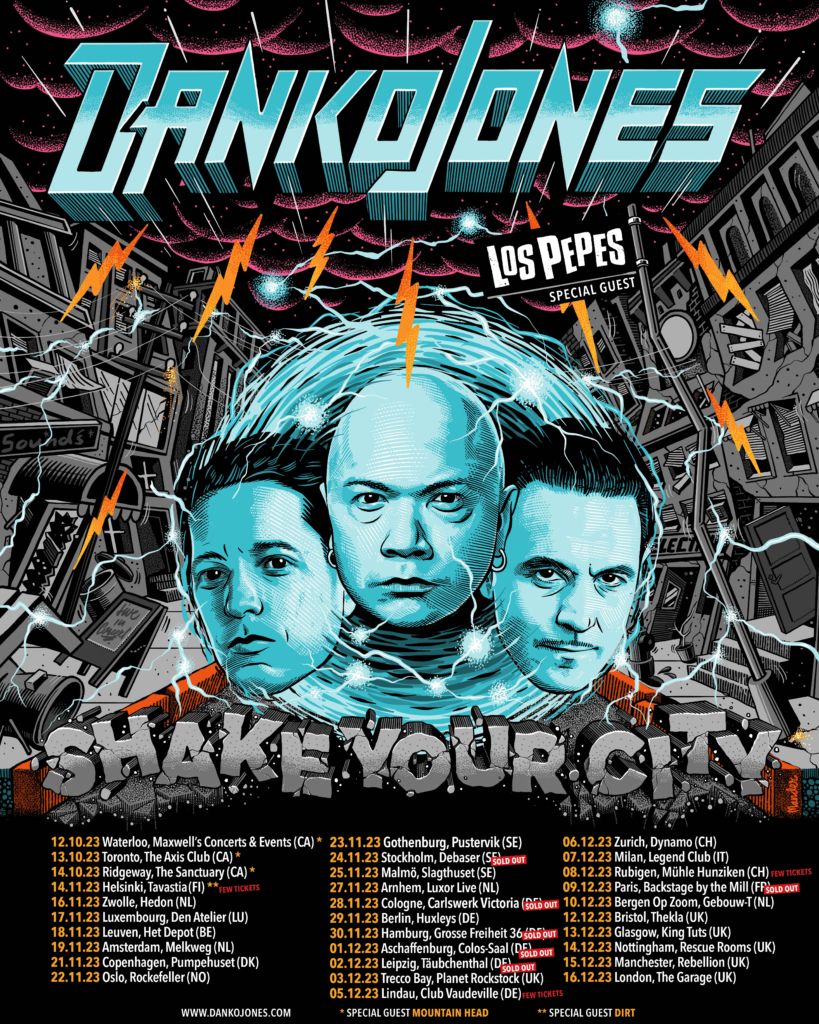 Danko Jones München Tickets, 10 December | Event in München | AllEvents