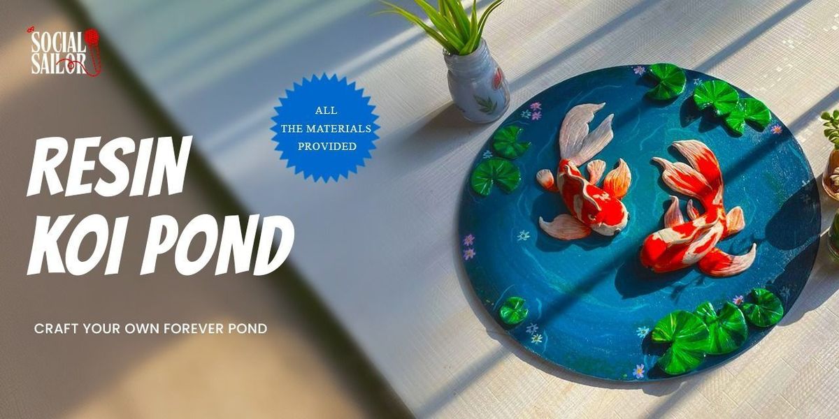 Resin Koi Pond Art -Mumbai