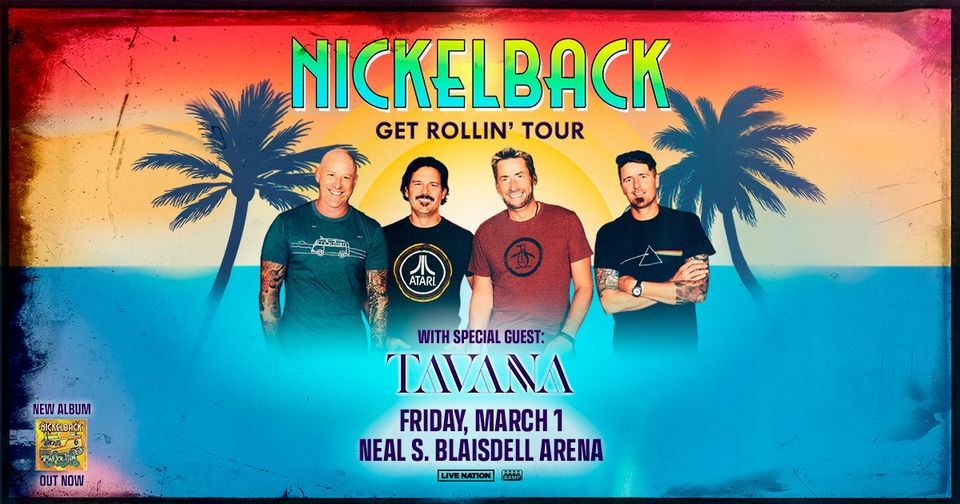 Nickelback Get Rollin Tour, Blaisdell Arena, Honolulu, March 1 2024