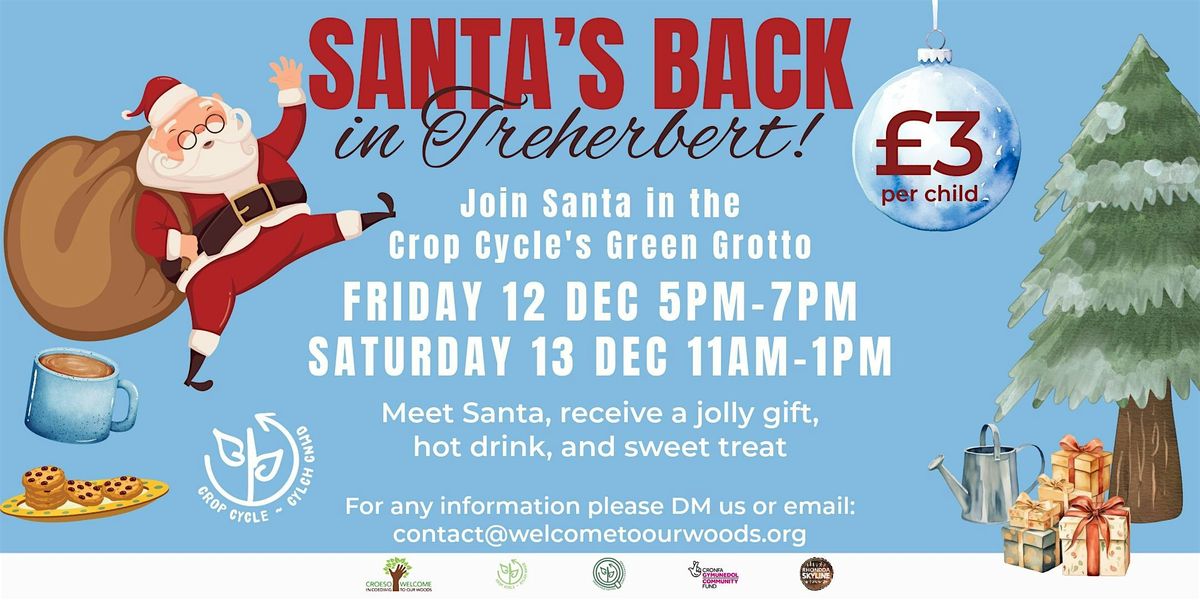 Friday Santa's Green Grotto in Crop Cycle Treherbet | Event in Treherbert | AllEvents