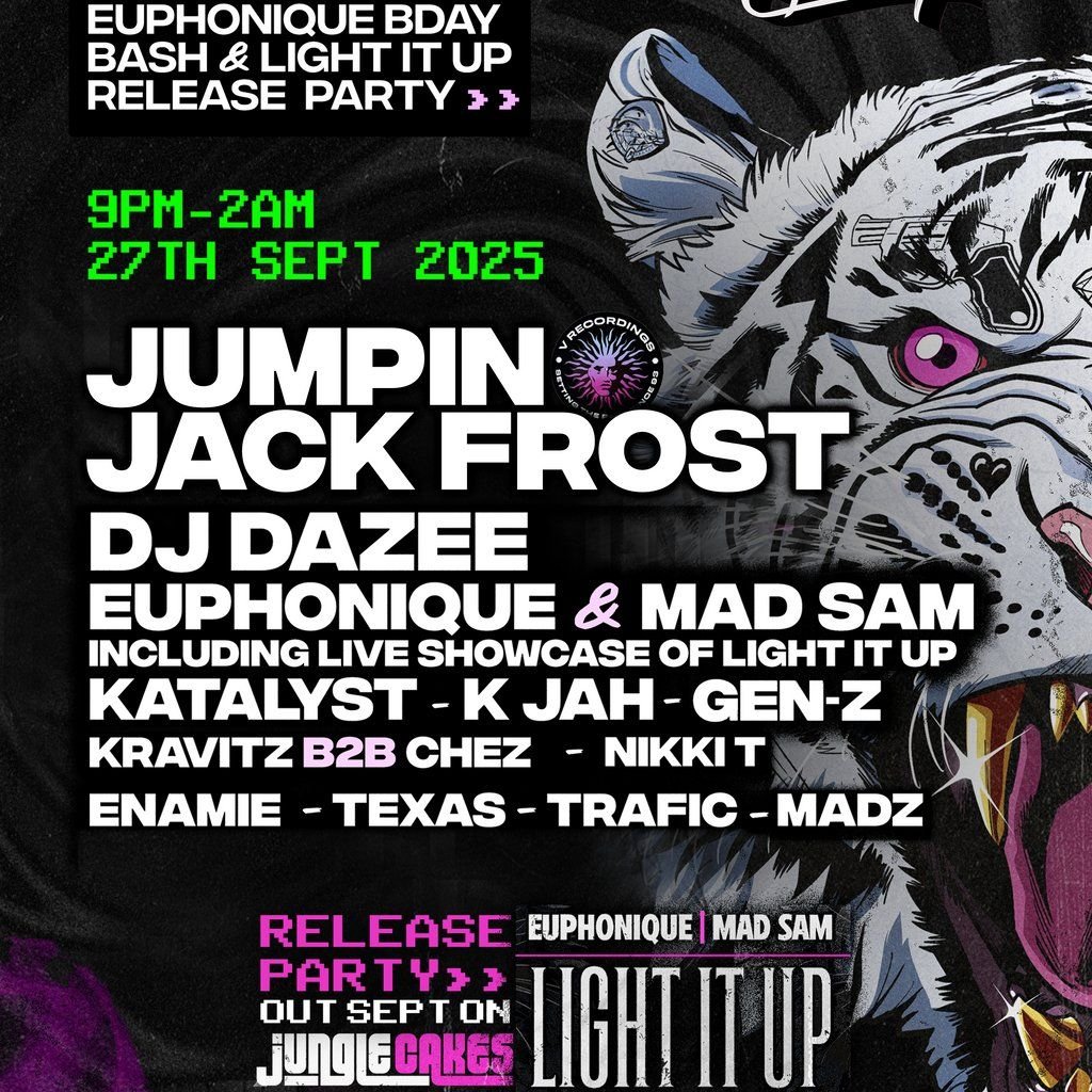 Euphonique Bday Bash & Release party w/ Jumpin Jack Frost + more | Event in Bristol | AllEvents