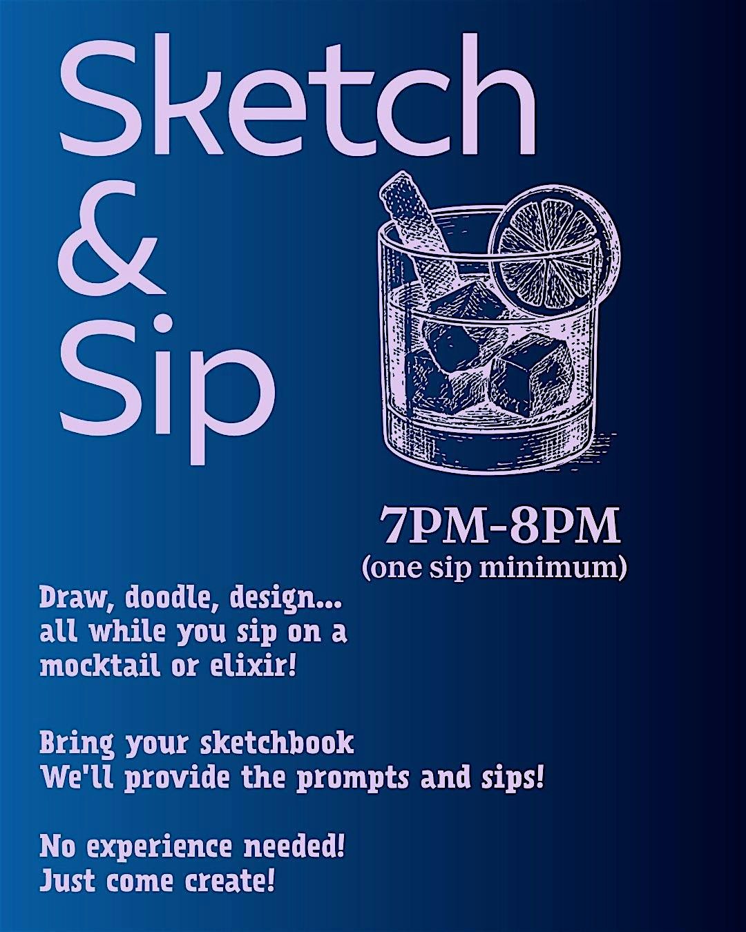 Sketch & Sip at Downside Up Night Cafe, 5 December | Event in Phoenix | AllEvents