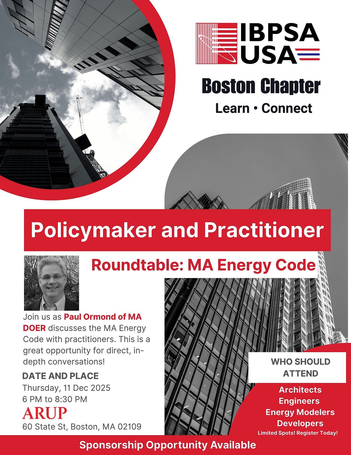 Policymaker & Practitioner Roundtable: MA Energy Code | Event in Boston | AllEvents