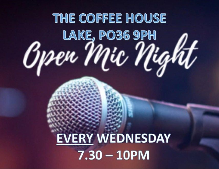 Open Mic Night, The Coffee House & The Wine Hut, Lake, Ventnor, January