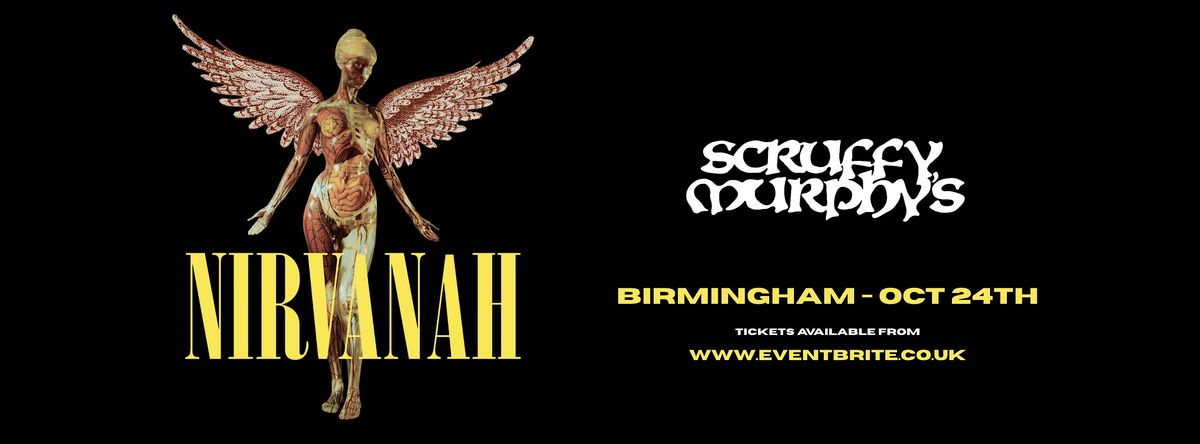 Nirvanah - Live @ Scruffy Murphy's Birmingham 24/10/26, 24 October | Event in Birmingham | AllEvents