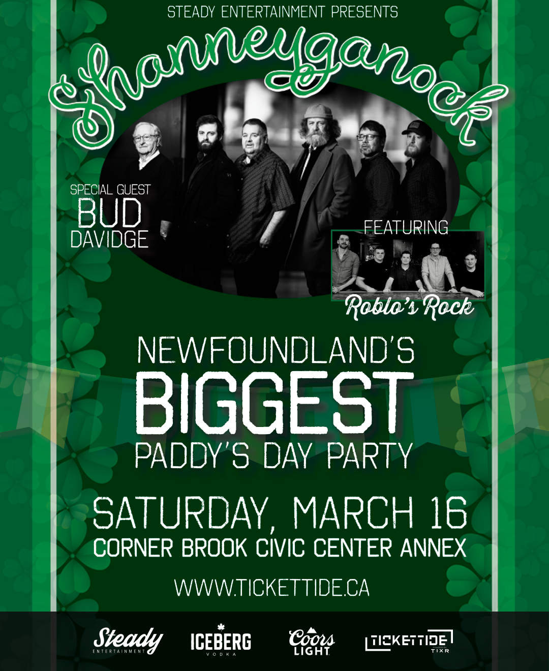 Shanneyganock at Century Casino Showroom - Edmonton, 19 September | Event in Edmonton | AllEvents