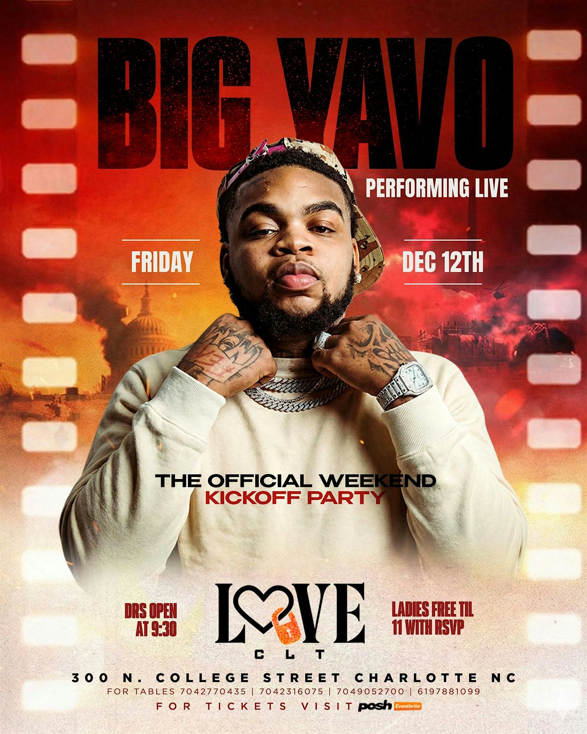 BIG YAVO LIVE @ LOVE CLT, 12 December | Event in Charlotte | AllEvents