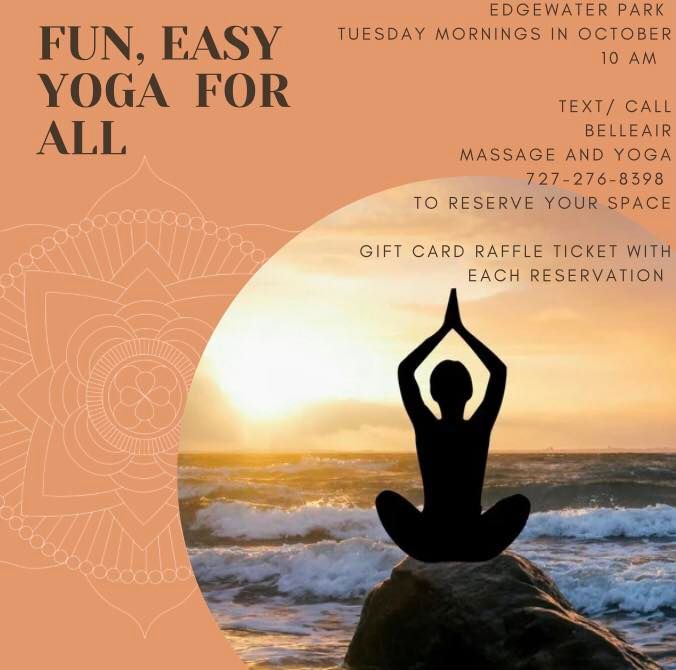 Fun, Easy Yoga, Edgewater Park Dunedin, 17 October 2023 AllEvents.in