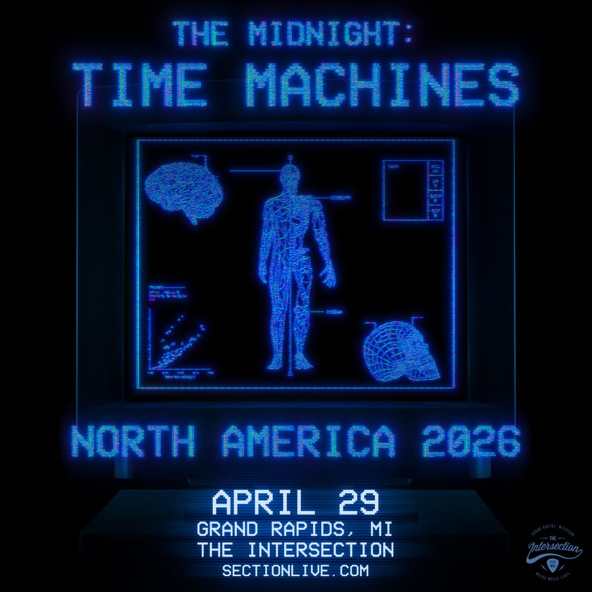 The Midnight: Time Machines North America 2026 at The Intersection, 29 April | Event in Grand Rapids | AllEvents