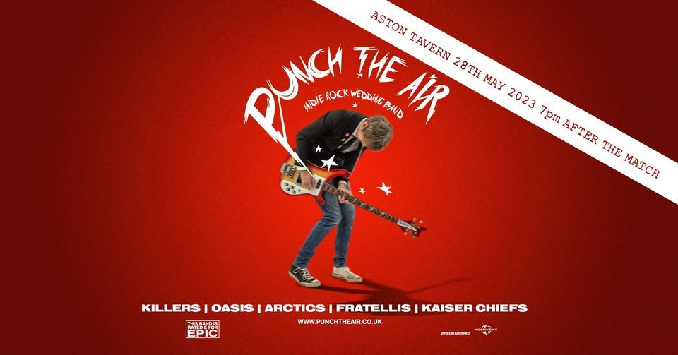 Punch The Air ONE OFF live performance on Sunday 28th May 2023 at