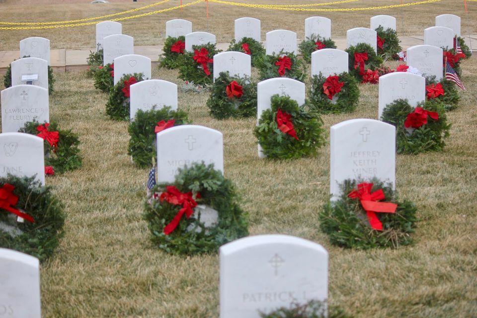 Wreaths Across America ceremony, Omaha National Cemetery, Gretna