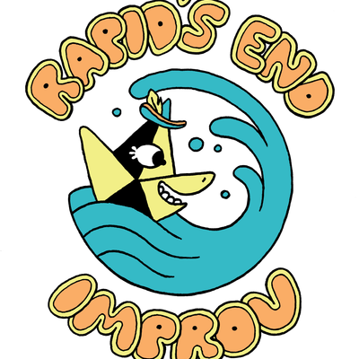 Rapid's End Improv logo