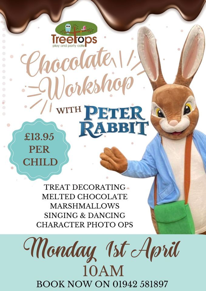 Chocolate Workshop with Peter Rabbit! , Kirkstead Way, Parkside ...
