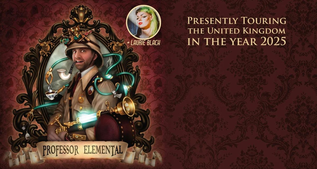 PROFESSOR ELEMENTAL + Laurie Black 2025 | Glasgow, 27 September | Event in Glasgow | AllEvents