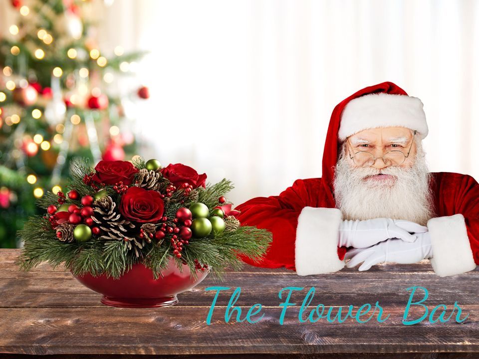 Christmas Centerpiece Class, The Flower Bar, Kennewick, December 17