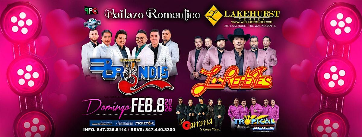 GRUPO BRYNDIS LOS REHENES LOS GAMMA TROPICAL DEL BRAVO, 8 February | Event in Waukegan | AllEvents