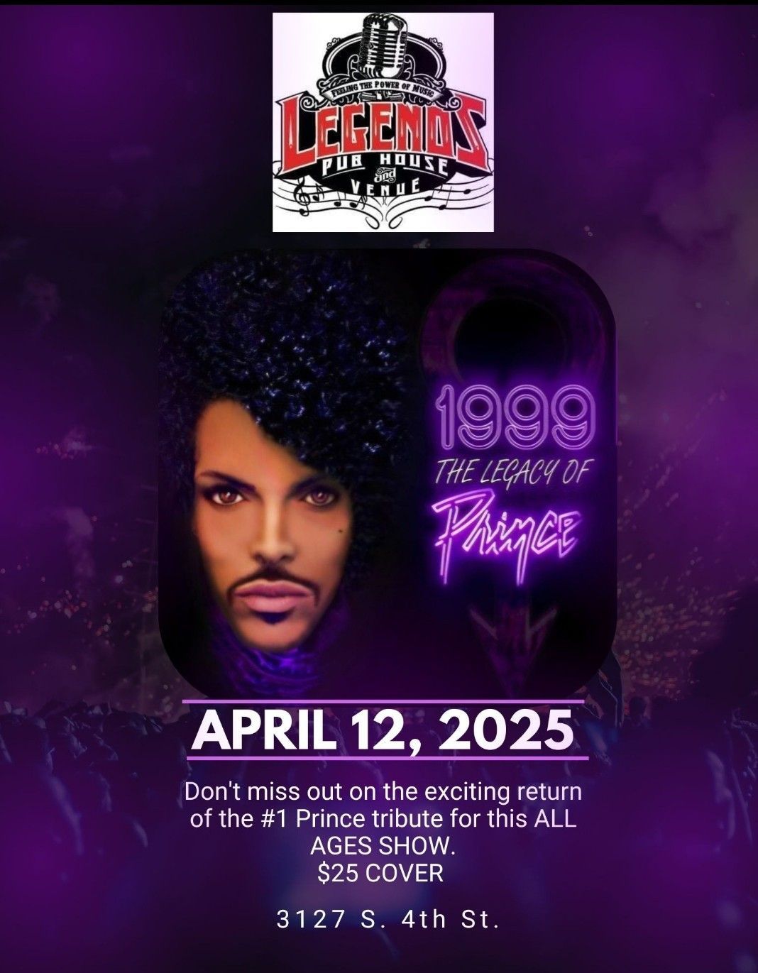 1999 The Legacy Of Prince - Prince Tribute, 25 July | Event in Granbury | AllEvents