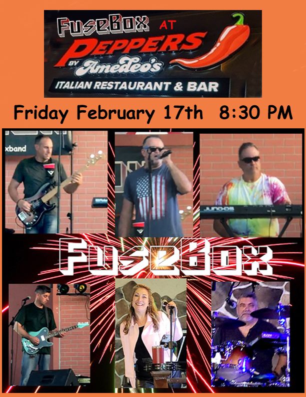 FuseBox at "Peppers Italian Restaurant & Bar, 131 Town Center Rd, King