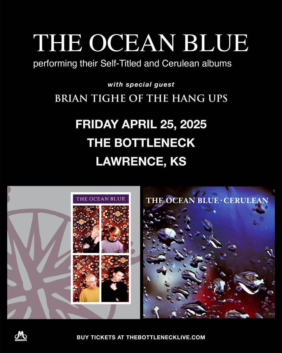 The Ocean Blue & Brian Tighe of The Hang Ups, 9 October | Event in Annapolis | AllEvents