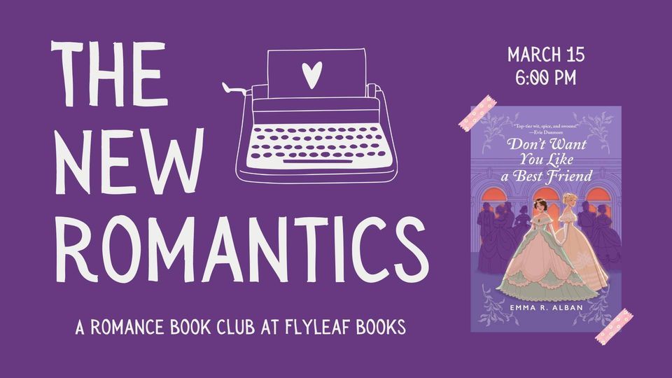 The New Romantics Book Club Meeting - DONT WANT YOU LIKE A BEST FRIEND