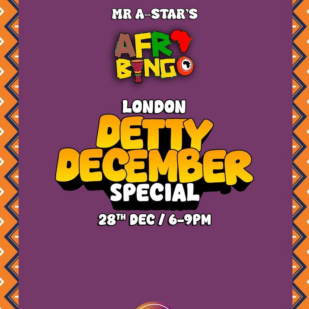 Afro Bingo - Xmas Special - 28th December, 28 December | Event in London | AllEvents