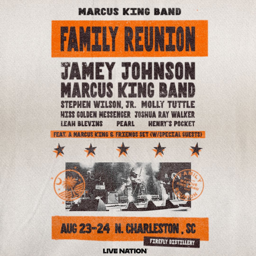 The Marcus King Band Family Reunion - Sunday, 23 August | Event in North Charleston | AllEvents