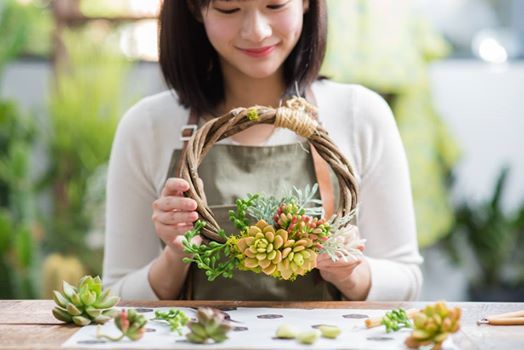 黏土課 擬真多肉花圈 確定開課 有肉succulent Gift Taipei 19 July