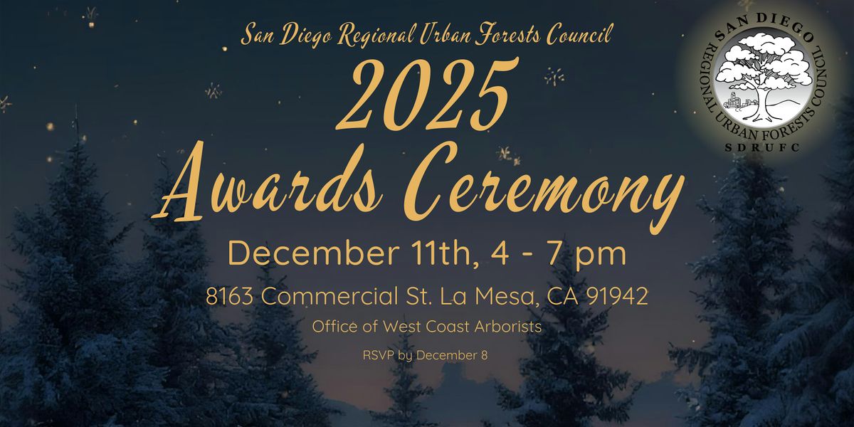 SDRUFC 2025 Awards Ceremony, 11 December | Event in La Mesa | AllEvents