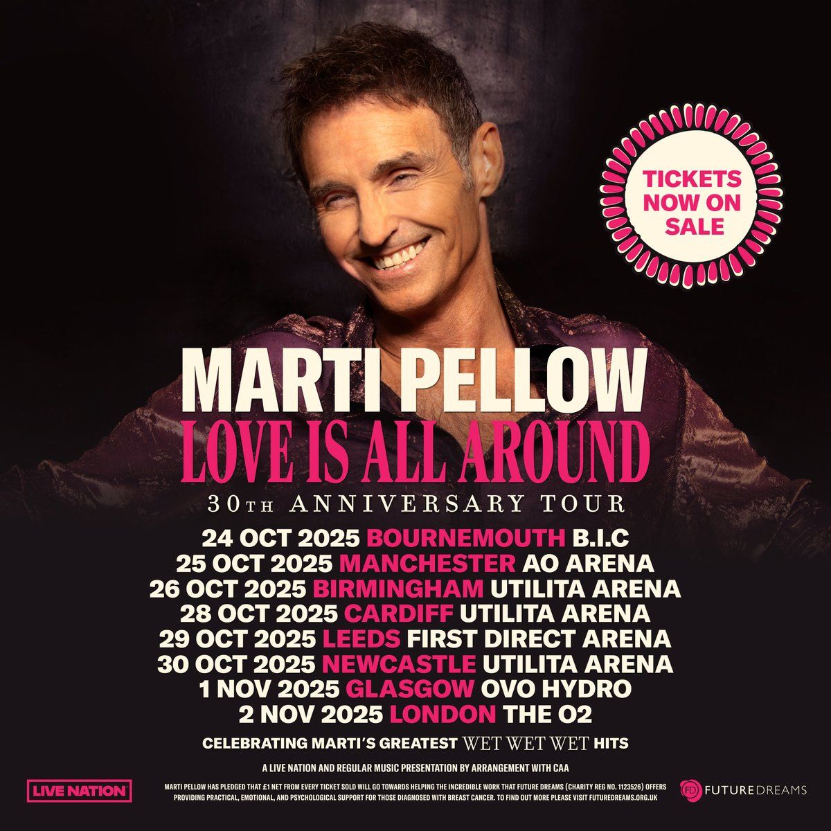 Marti Pellow Birmingham Tickets, 26 October | Event in Birmingham | AllEvents