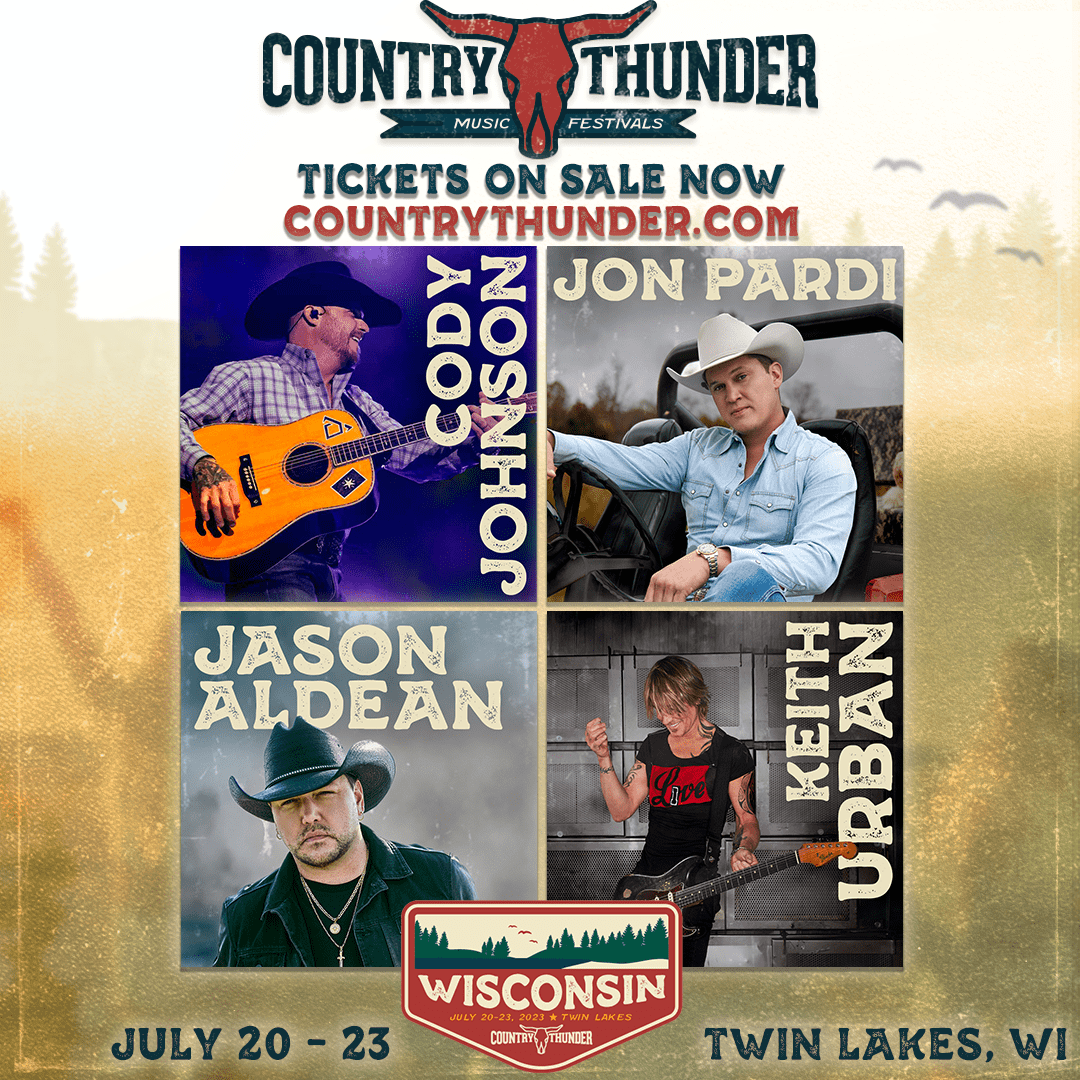 Country Thunder Wisconsin - (Sunday), 20 July | Event in Twin Lakes | AllEvents