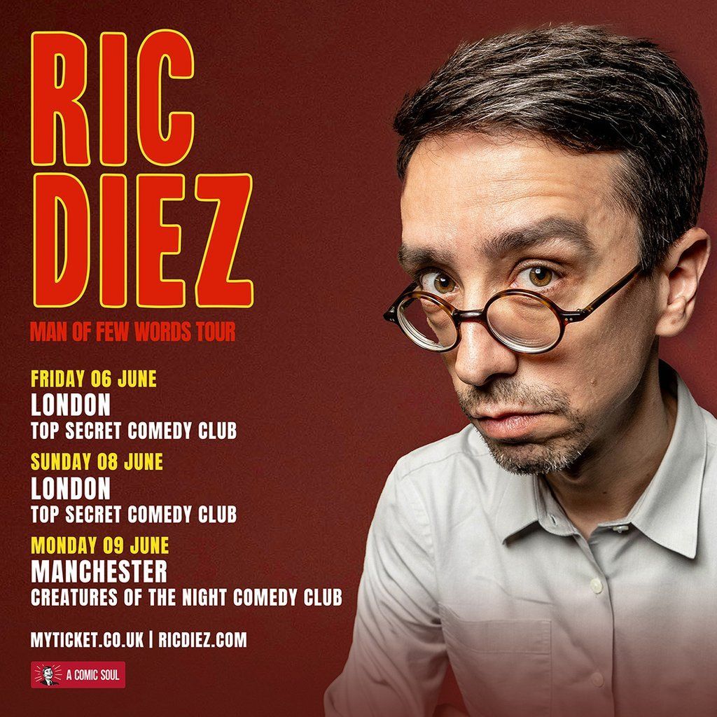 Ric Diez: European Tour || CREATURES COMEDY, 19 November | Event in Manchester | AllEvents