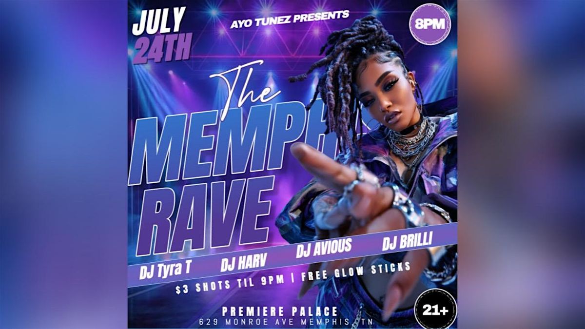 The Memphis Rave, Premiere Palace Ballroom, Memphis, 24 July to 25 July ...