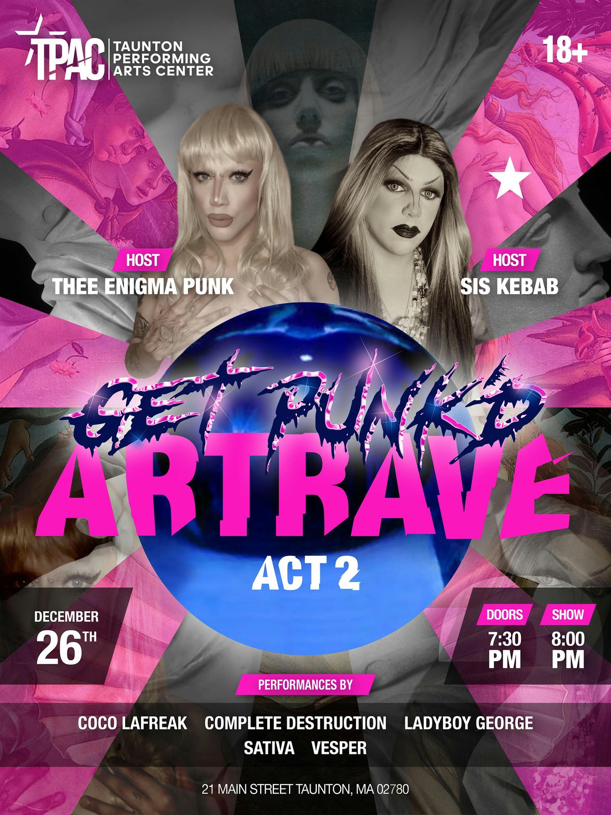 GET PUNK’D: ARTRAVE ACT 2, 26 December | Event in Taunton | AllEvents