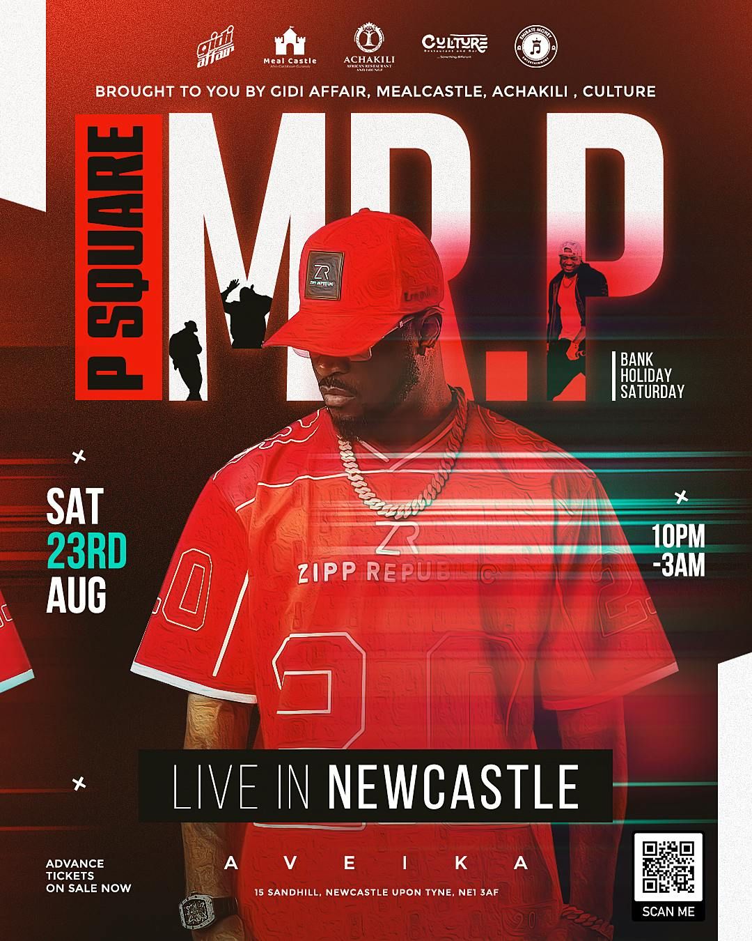MR P ( P SQUARE ) PERFORMING LIVE IN NEWCASTLE, 23 August | Event in Newcastle Upon Tyne | AllEvents