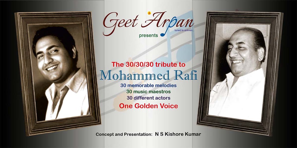 30/30/30 MUSICAL TRIBUTE to MOHAMMED RAFI