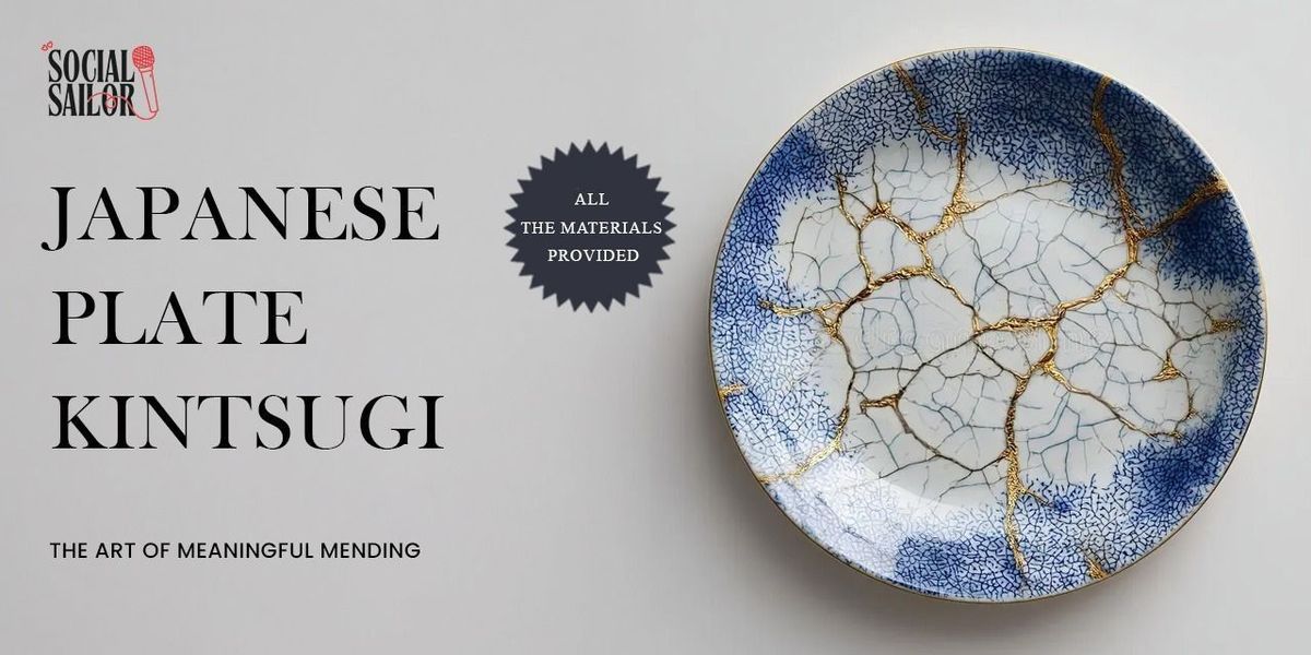 Japanese Kintsugi Plate - Chennai