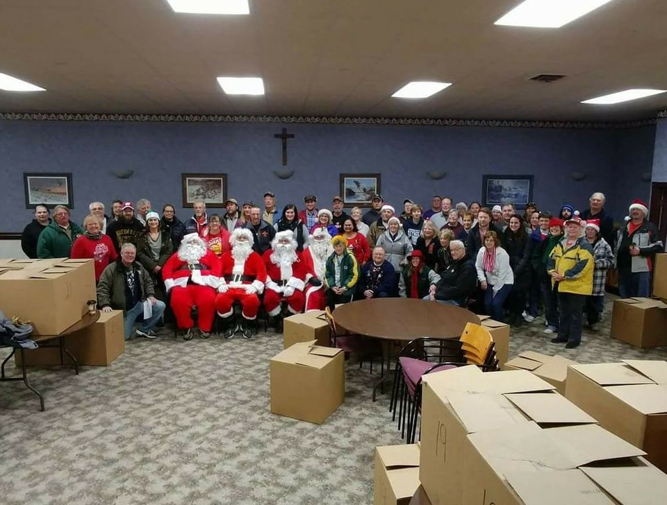 Volunteer to help wrap Gifts for families in need, Montello (town