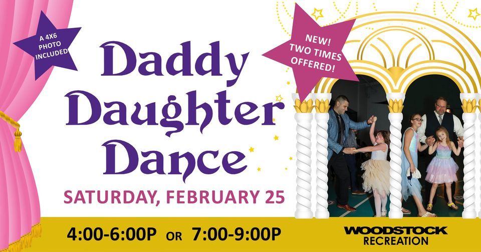 Daddy Daughter Dance at Woodstock Rec Center, Woodstock Recreation