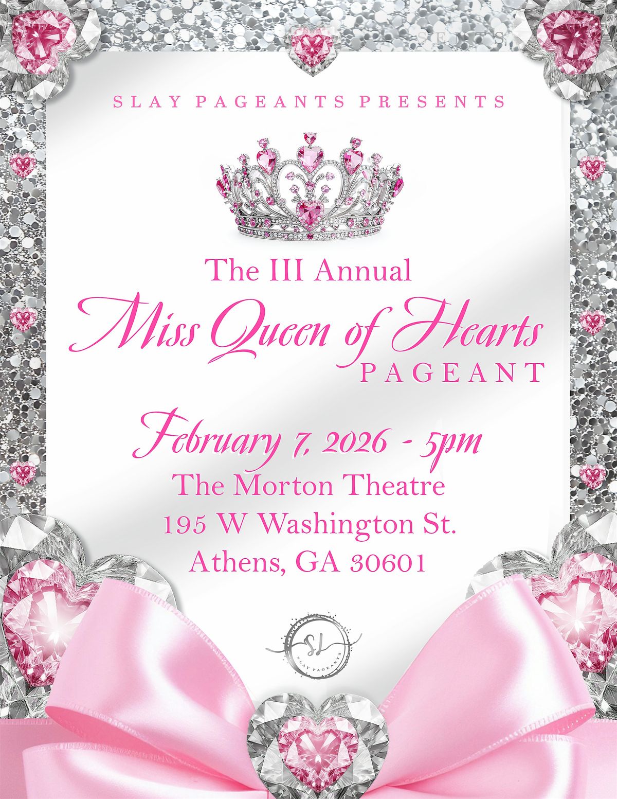 Miss Queen of Hearts Pageant 2026, Morton Theatre, Athens, 7 February ...