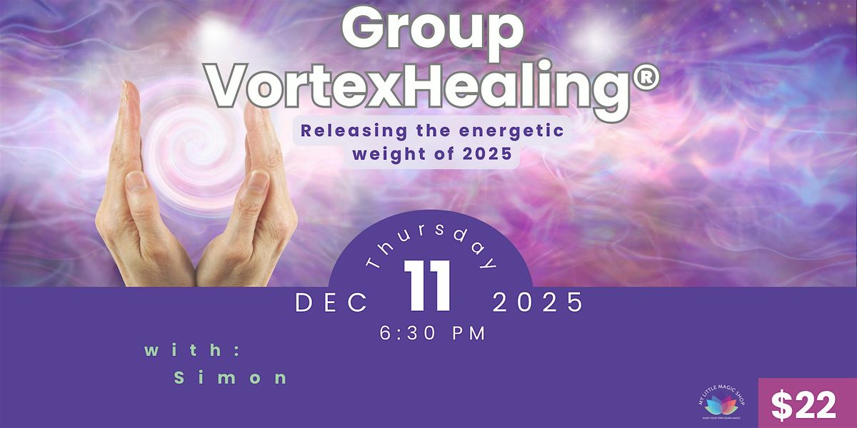 End-of-Year Group VortexHealing® Session with Simon Deacon, 11 December | Event in New York | AllEvents