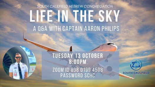 Life in the Sky with Captain Aaron Philips on AllEvents.in | Online Events