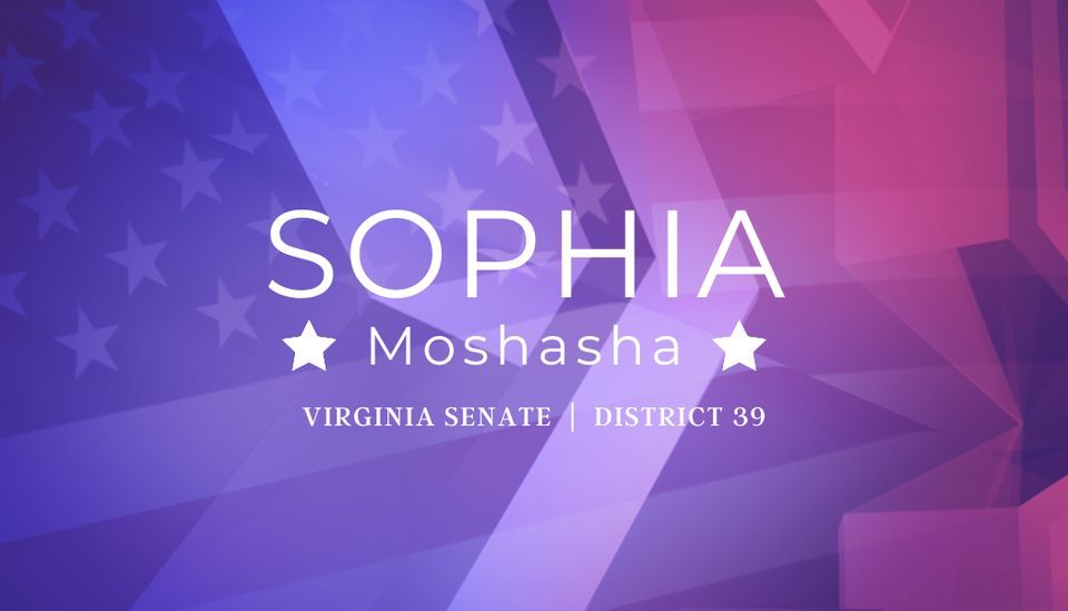 Meet & Greet w/ Sophia 4 VA State Senate, Murphy’s Grand Irish Pub, Old