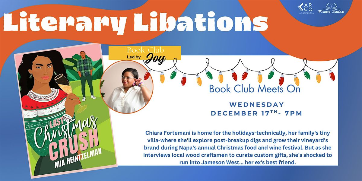 Literary Libations Book Club, 17 December | Event in Dallas | AllEvents