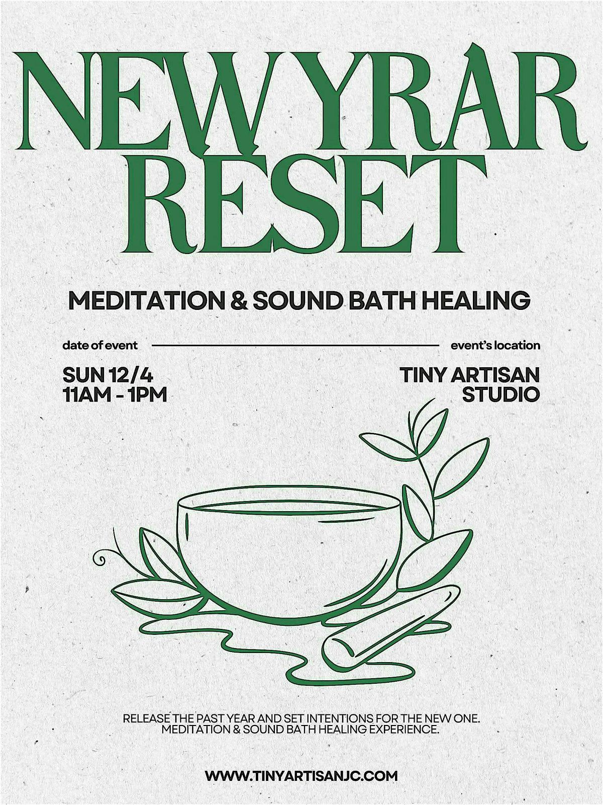 New Year Reset. Mediation and Sound Bath Healing Experience, 4 January | Event in Jersey City | AllEvents