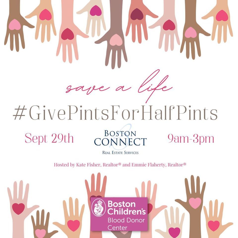 Blood Drive ? benefiting Boston Childrens Hospital, Boston Connect Real