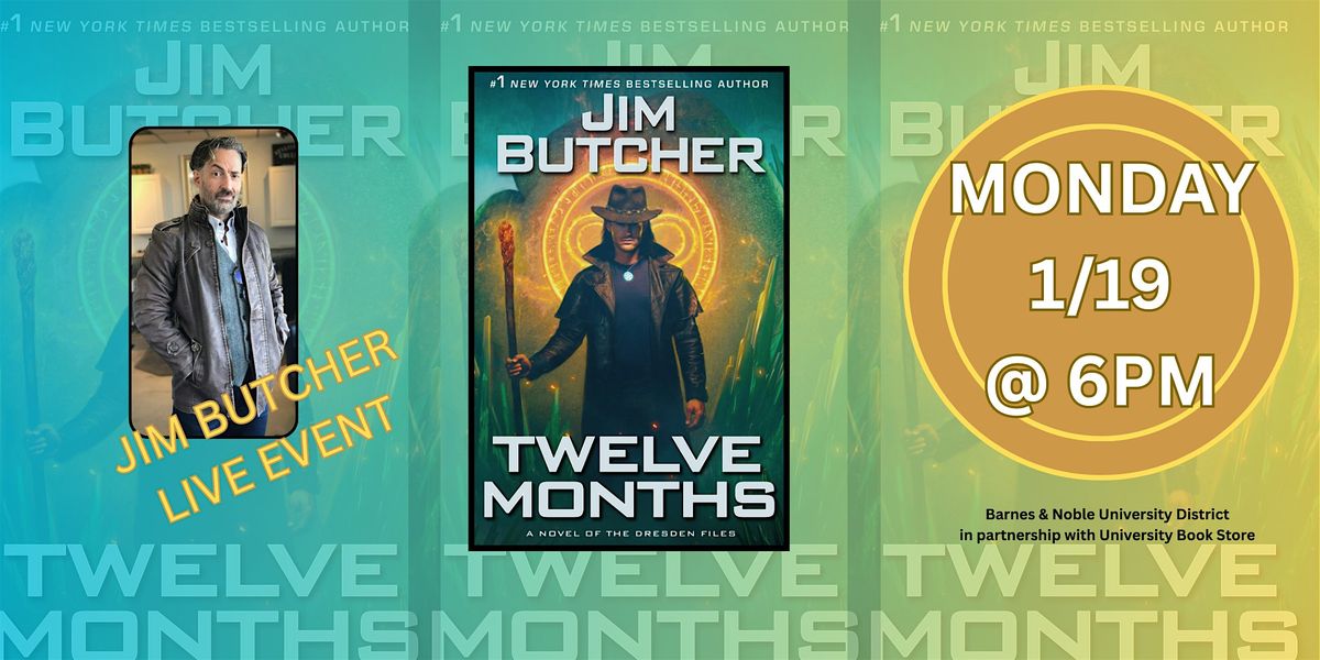 Jim Butcher Book Launch Event!!, 19 January | Event in Seattle | AllEvents