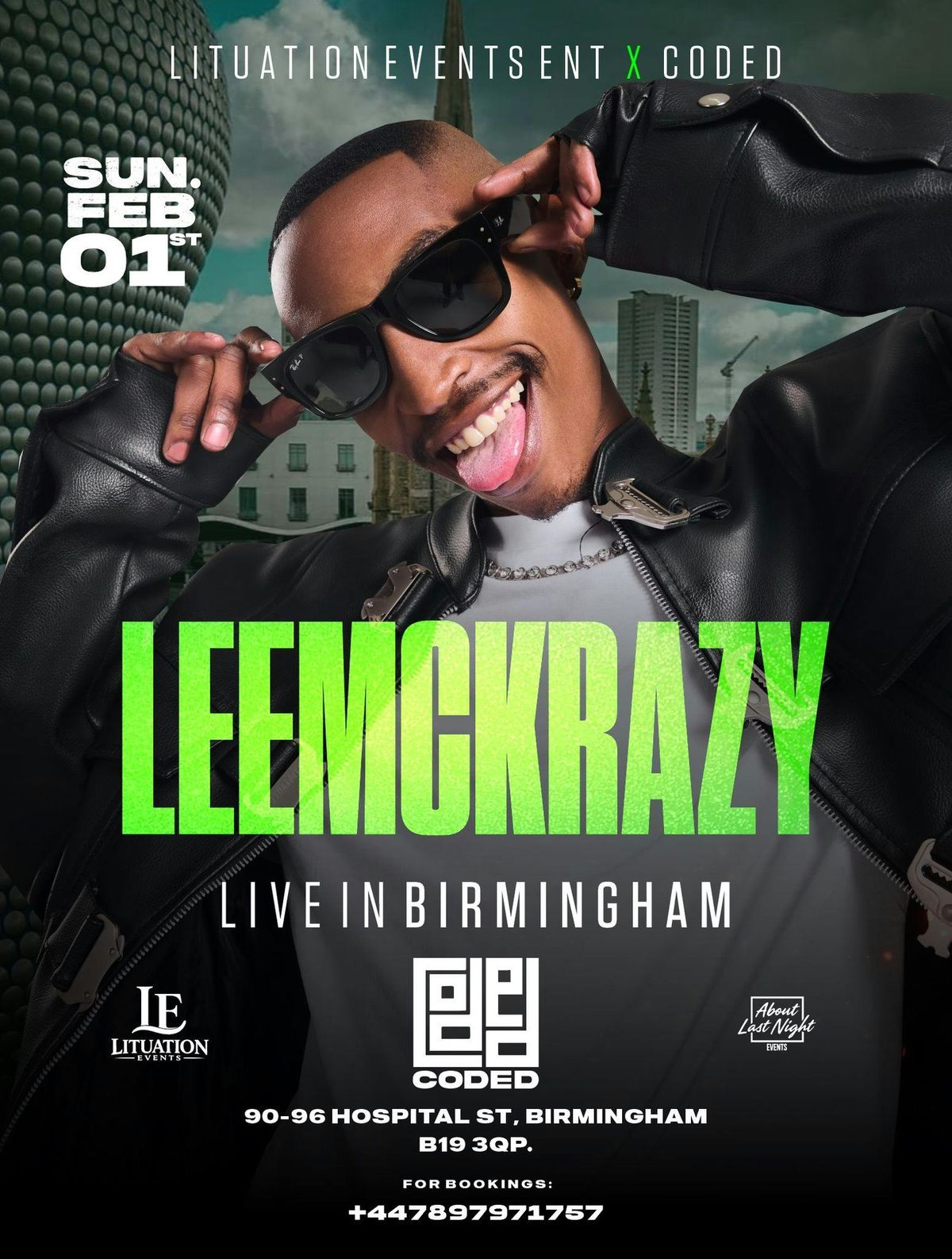 Leemackrazy Performing Live , 1 February | Event in Birmingham | AllEvents