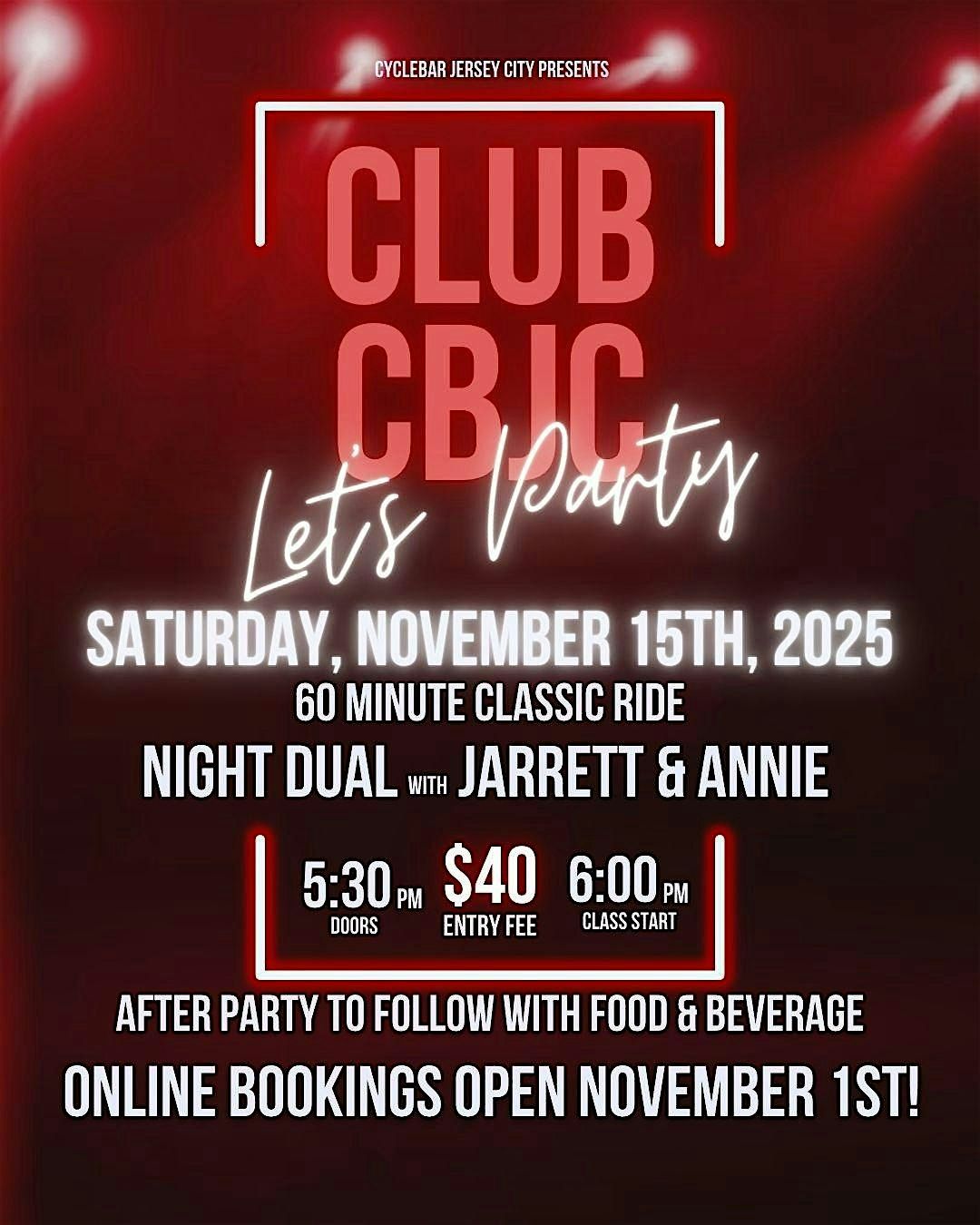 CLUB CYCLEBAR JC! | Event in Jersey City | AllEvents