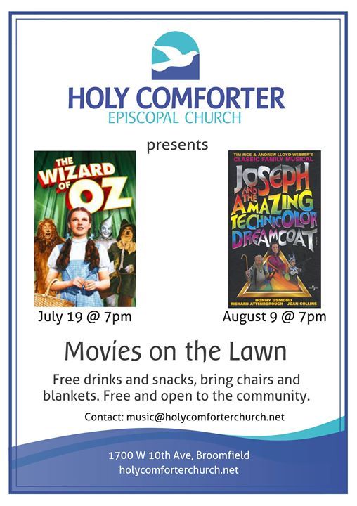Movies On The Lawn At Holy Comforter Episcopal Church Broomfield